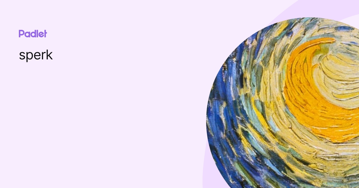 sperk profile | Padlet