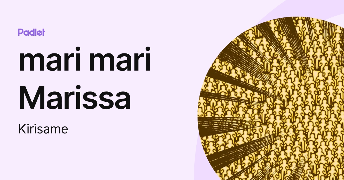 mari mari Marissa (Kirisame) profile | Padlet