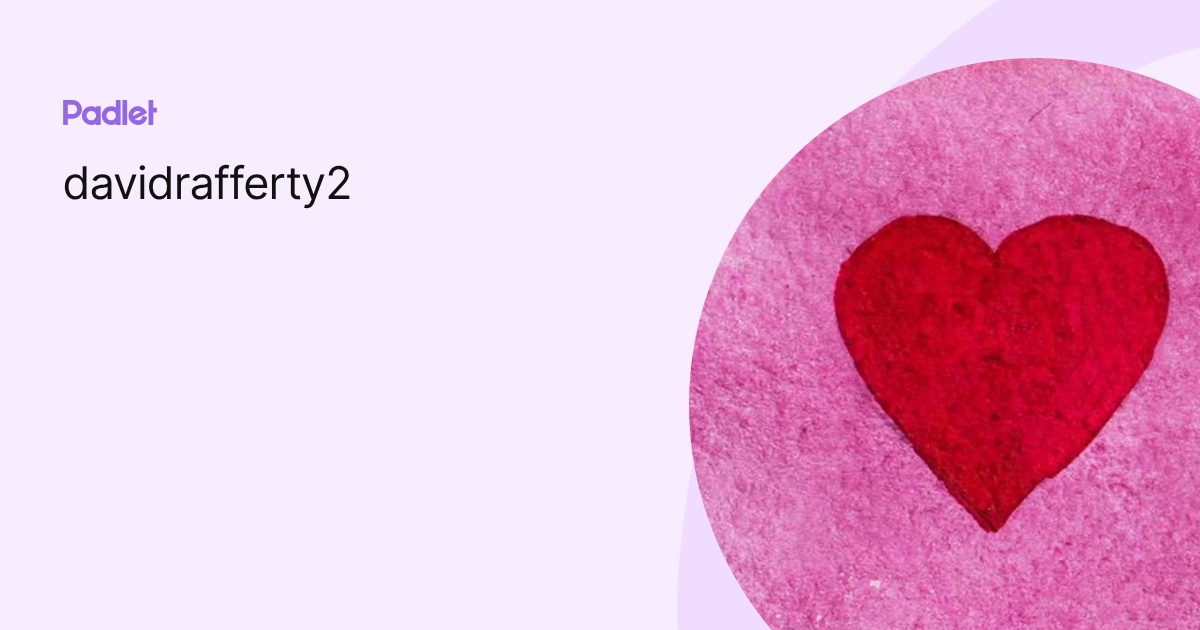 davidrafferty2 profile | Padlet
