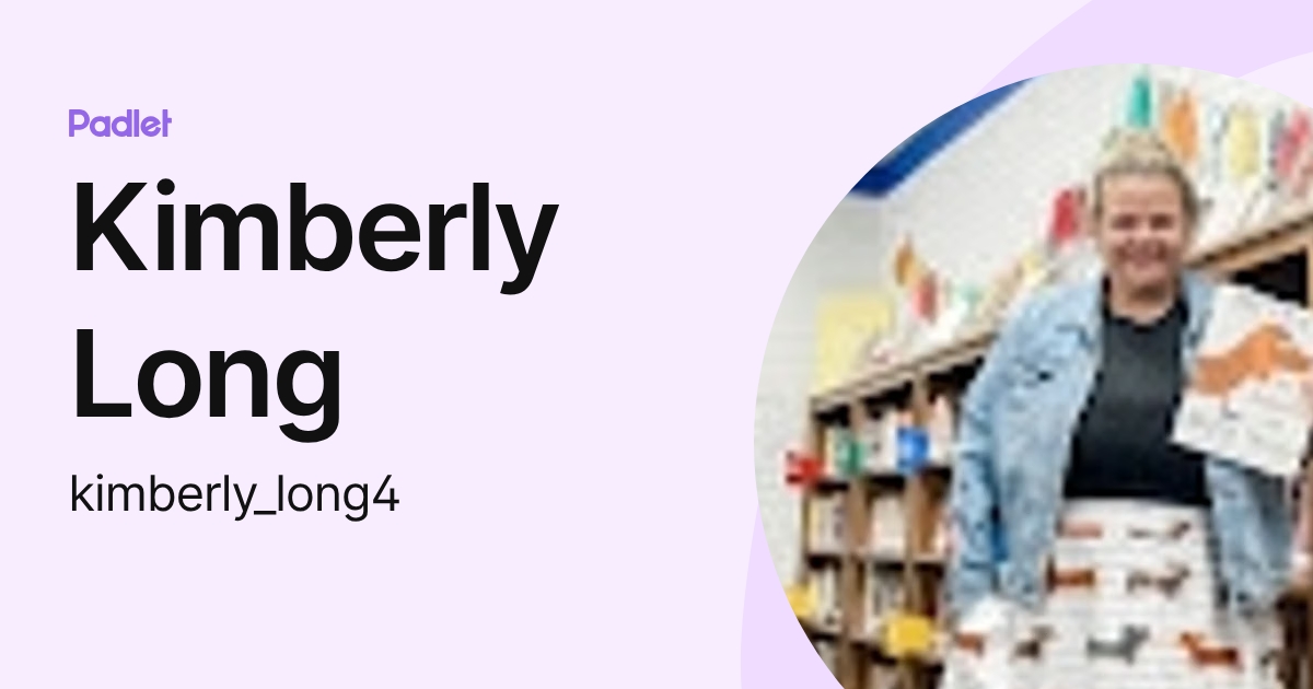 Kimberly Long (kimberly_long4) profile | Padlet