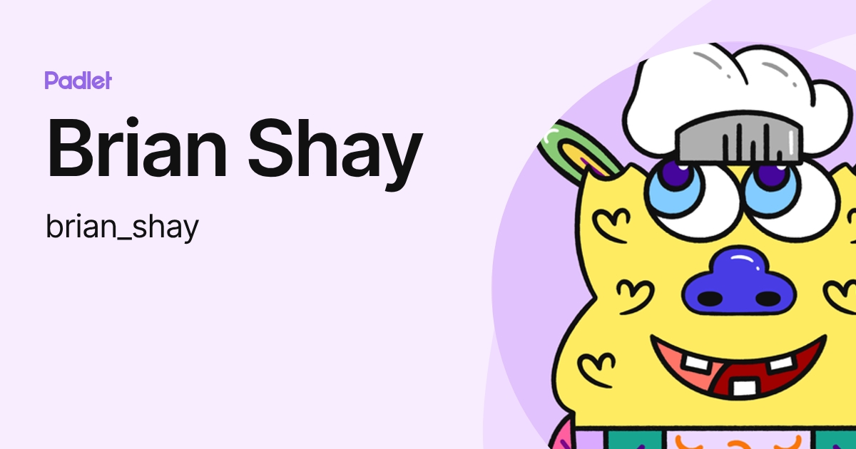 Brian Shay (brian_shay) profile | Padlet