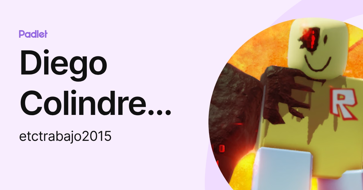 Diego Colindres Spiegeler (etctrabajo2015) profile | Padlet