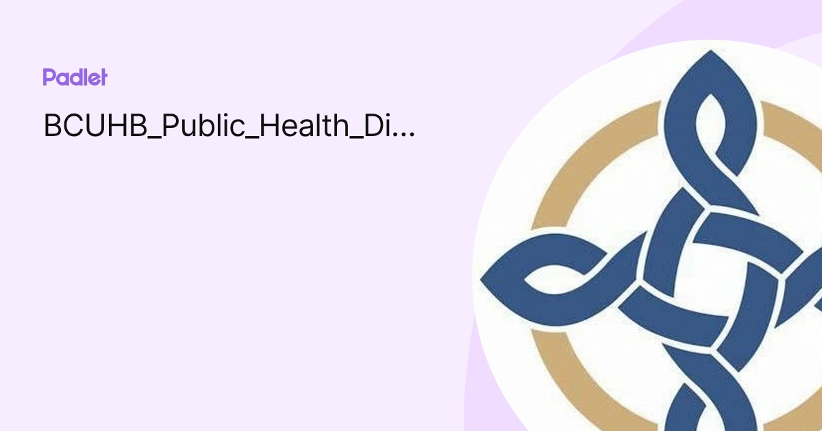 Bcuhb Values BCUHB_Public_Health_Dietetics_Team profile | Padlet