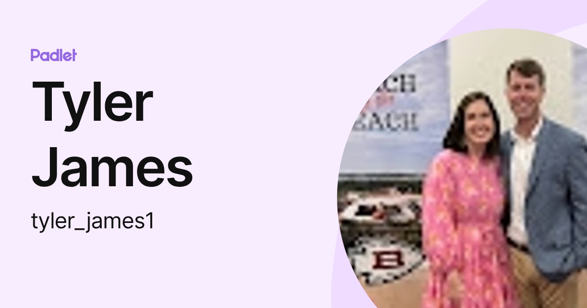 James Tyler Rico Tyler James (tyler_james1) profile | Padlet