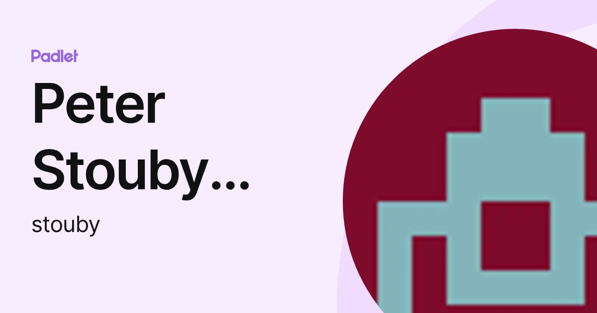 Peter Stouby Hansen (stouby) profile | Padlet
