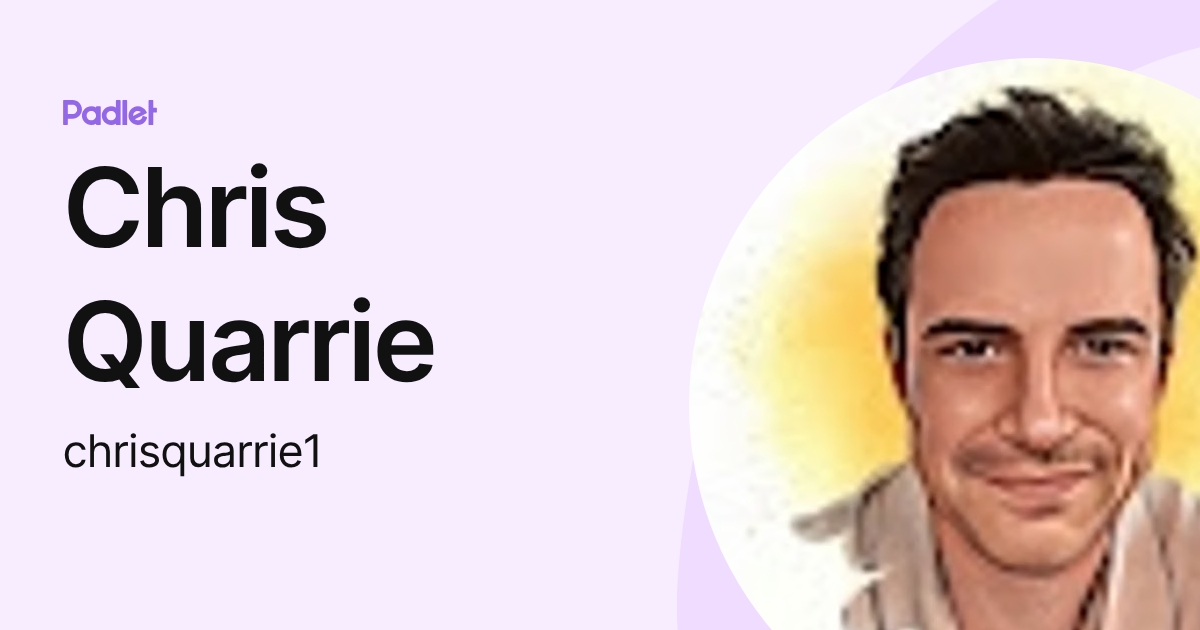 Chris Quarrie (chrisquarrie1) profile | Padlet