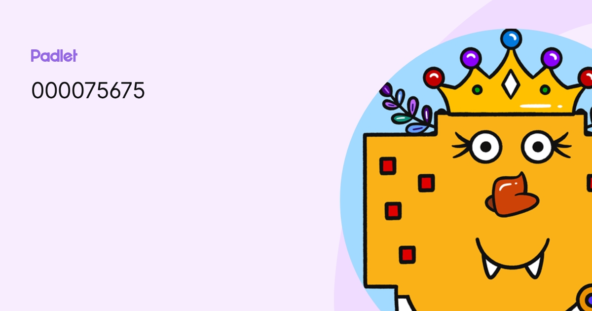 000075675 profile | Padlet