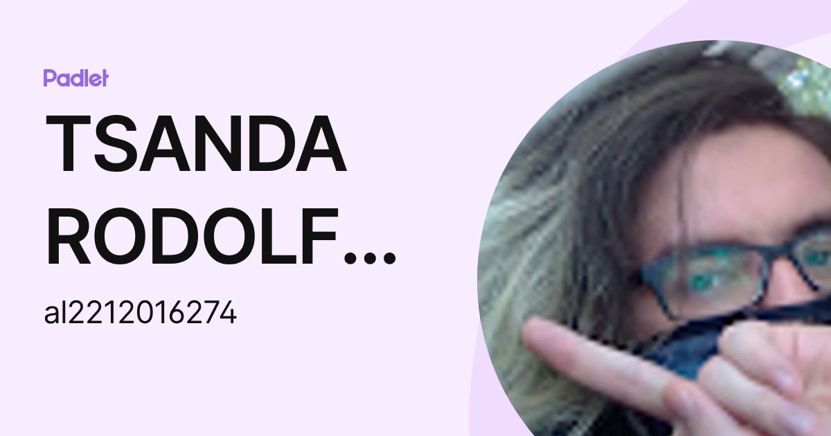 TSANDA RODOLFO BELTRAN REVILLA (al2212016274) profile | Padlet