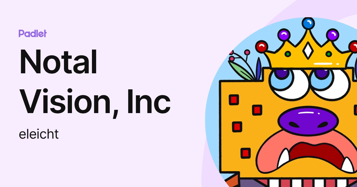 Notal Notal Vision, Inc (eleicht) profile | Padlet