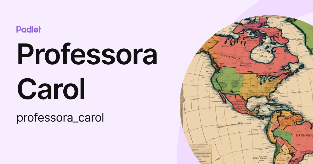 Professora Carol (professora_carol) profile | Padlet