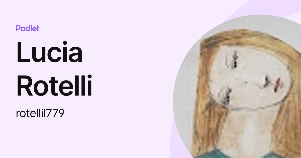 Lucia Rotelli (rotellil779) profile | Padlet