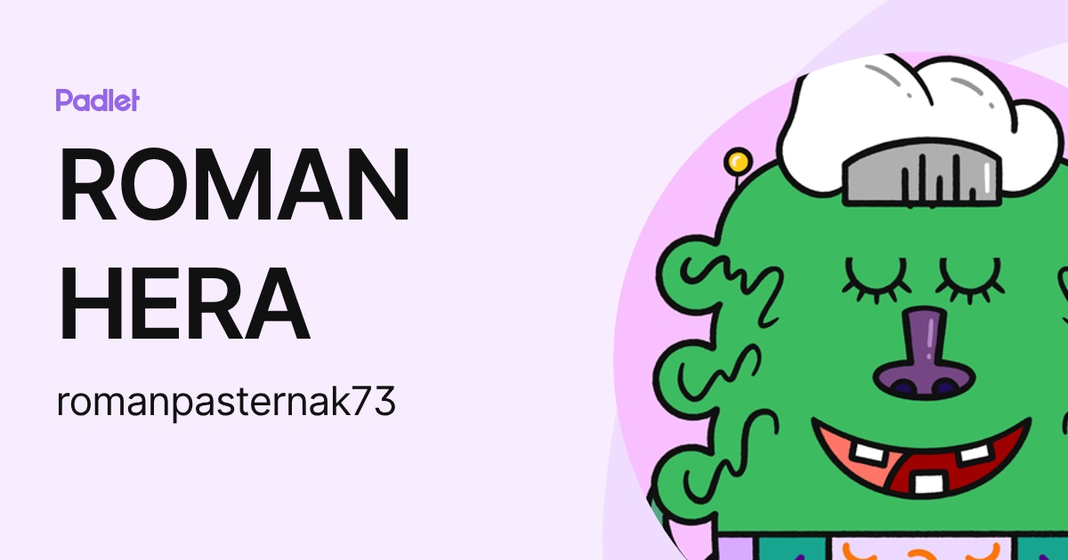 ROMAN HERA (romanpasternak73) profile | Padlet