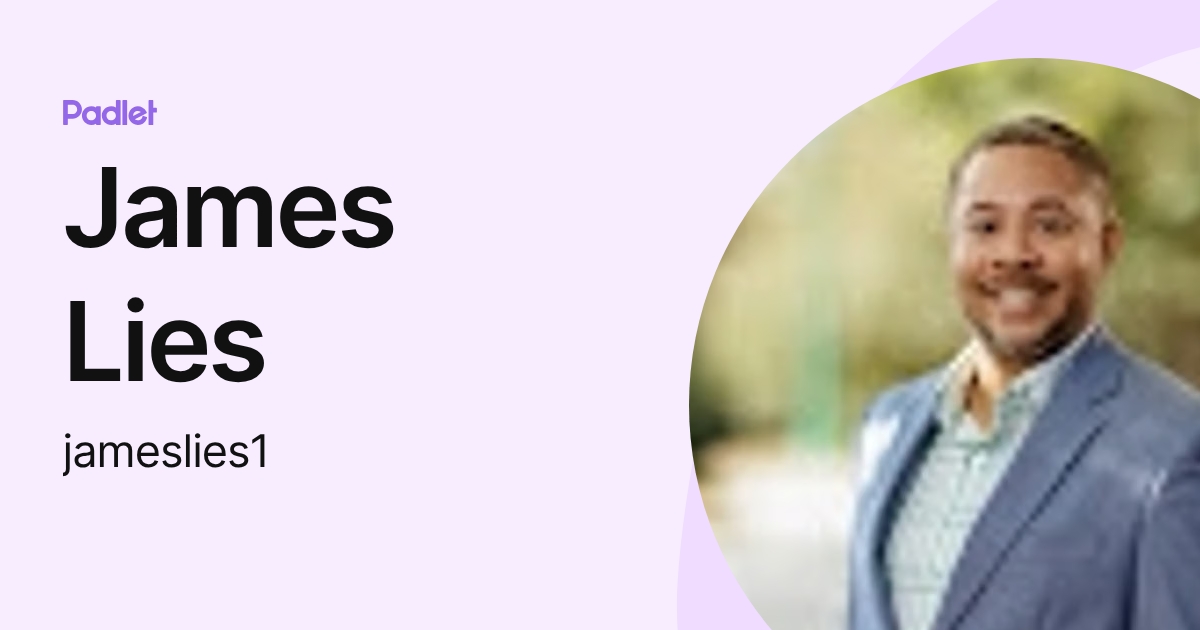 James Lies (jameslies1) profile | Padlet