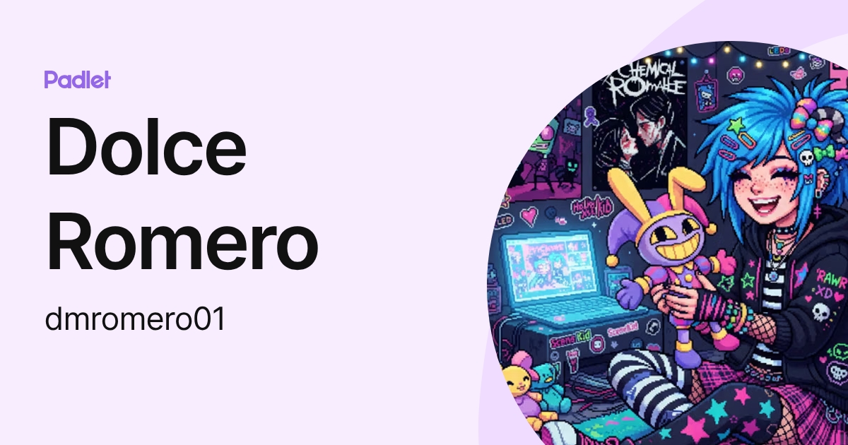 Dolce Romero (dmromero01) profile | Padlet