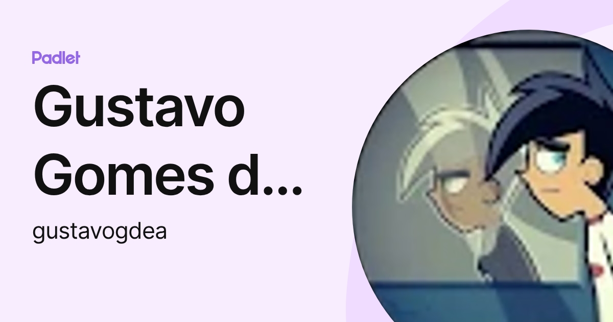 Gustavo Gomes de almeida (gustavogdea) profile | Padlet