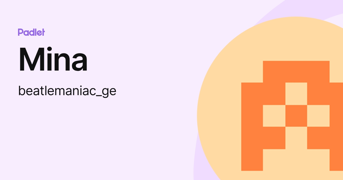 Mina (beatlemaniac_ge) profile | Padlet