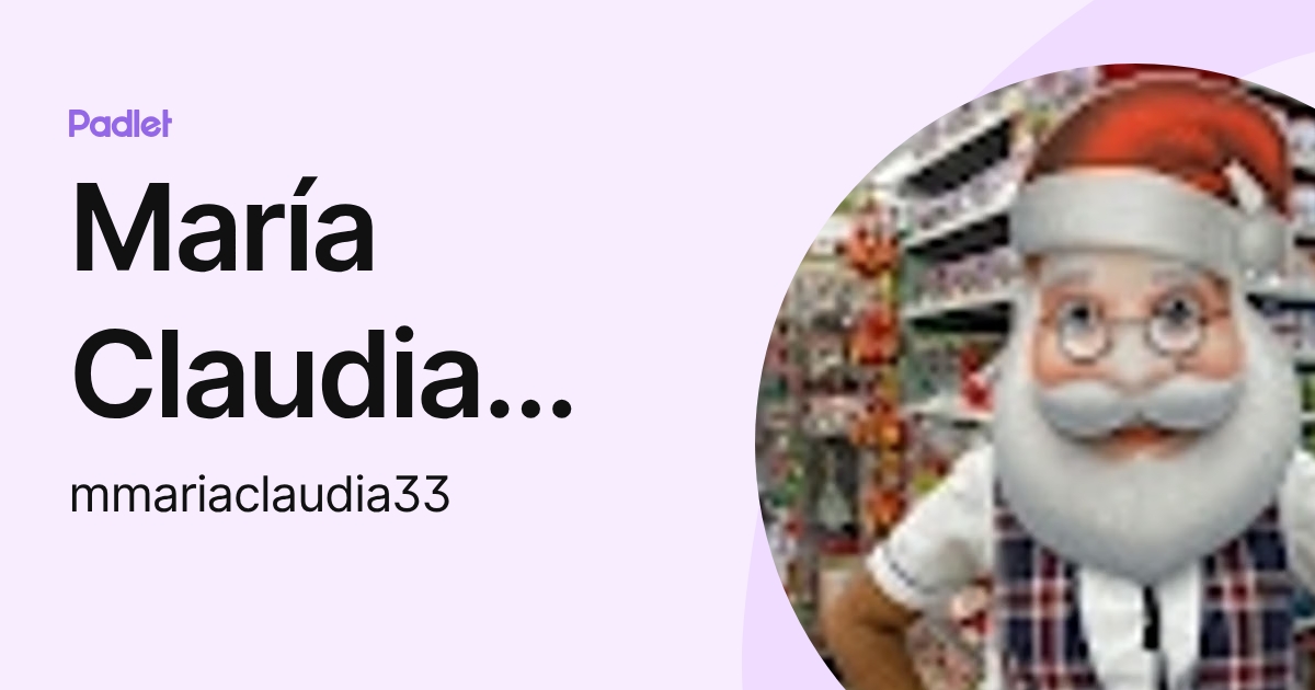 María Claudia Molina (mmariaclaudia33) profile | Padlet