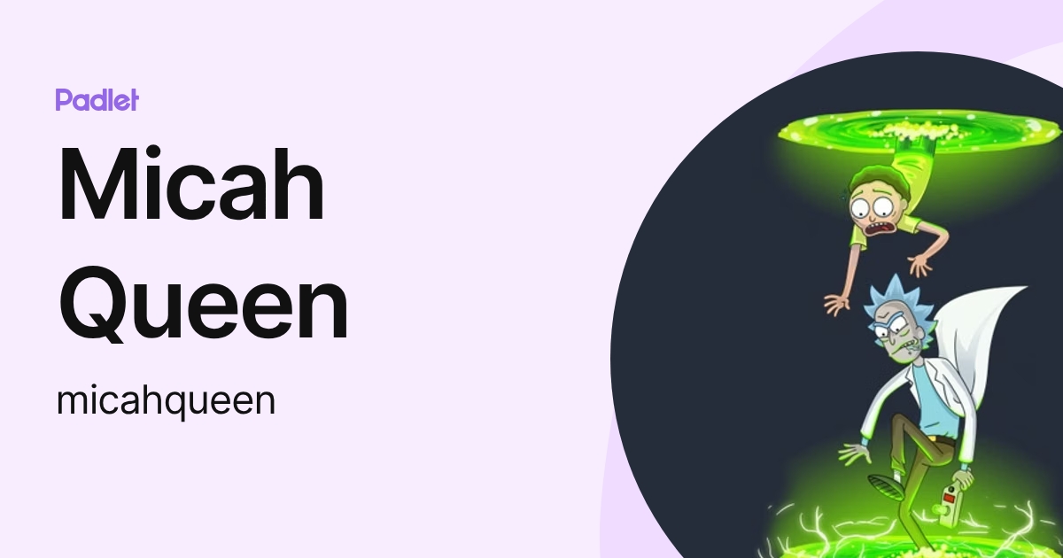 Micah Queen (micahqueen) profile | Padlet