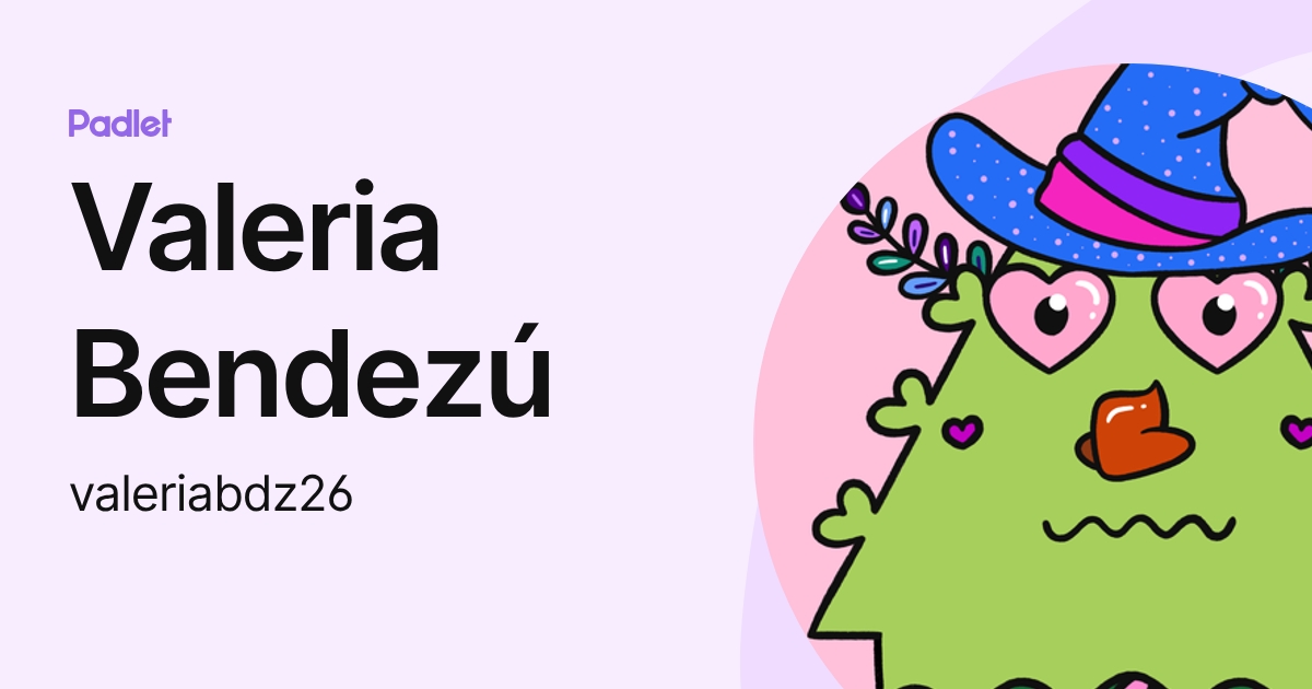 Valeria Bendezú (valeriabdz26) profile | Padlet