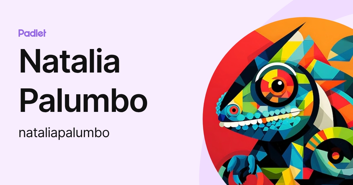 Natalia Palumbo (nataliapalumbo) profile | Padlet