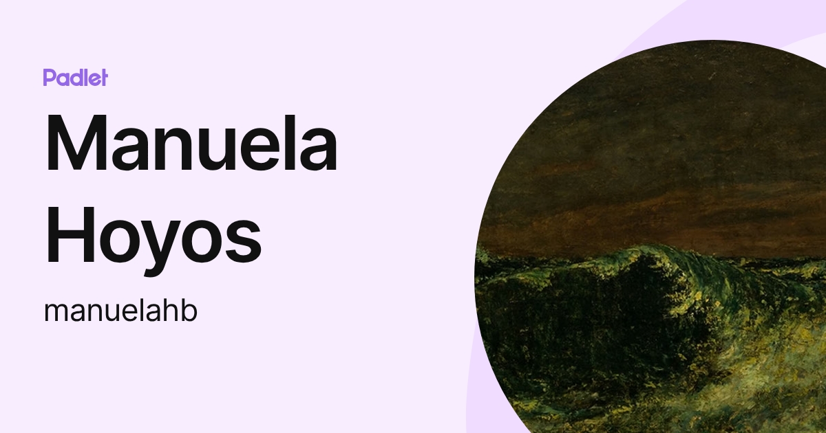 Manuela Hoyos (ComfamaAprendizaje) profile | Padlet