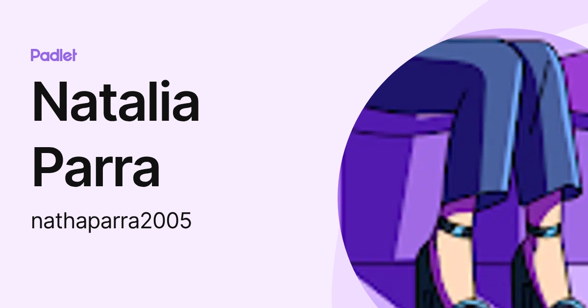 Natalia Parra (nathaparra2005) profile | Padlet