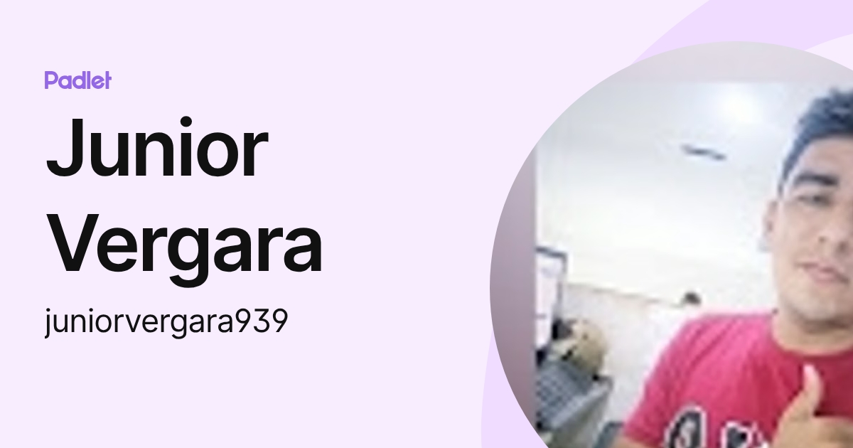 Junior Vergara (juniorvergara939) profile | Padlet