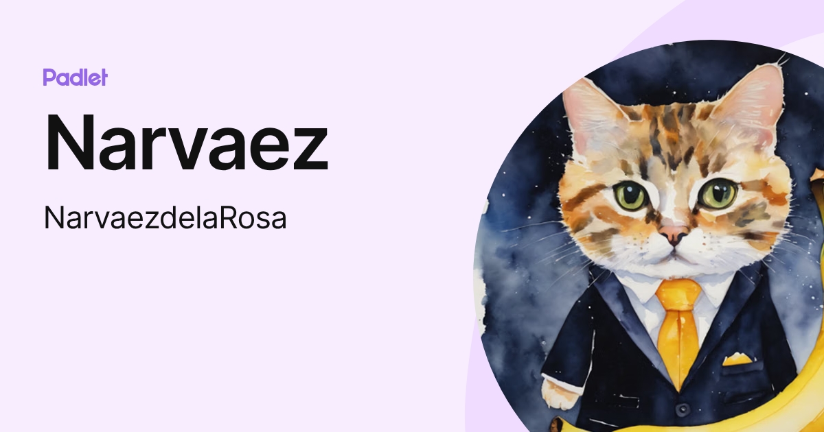 Narvaez (NarvaezdelaRosa) profile | Padlet