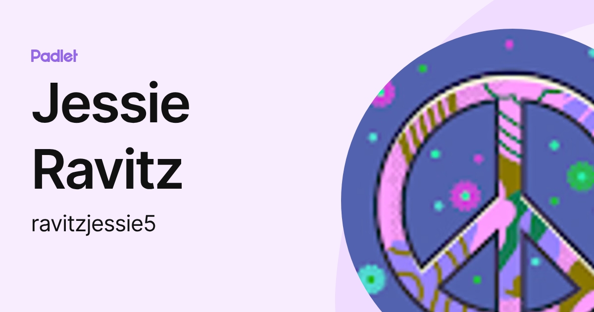 Jessie Ravitz (ravitzjessie5) profile | Padlet