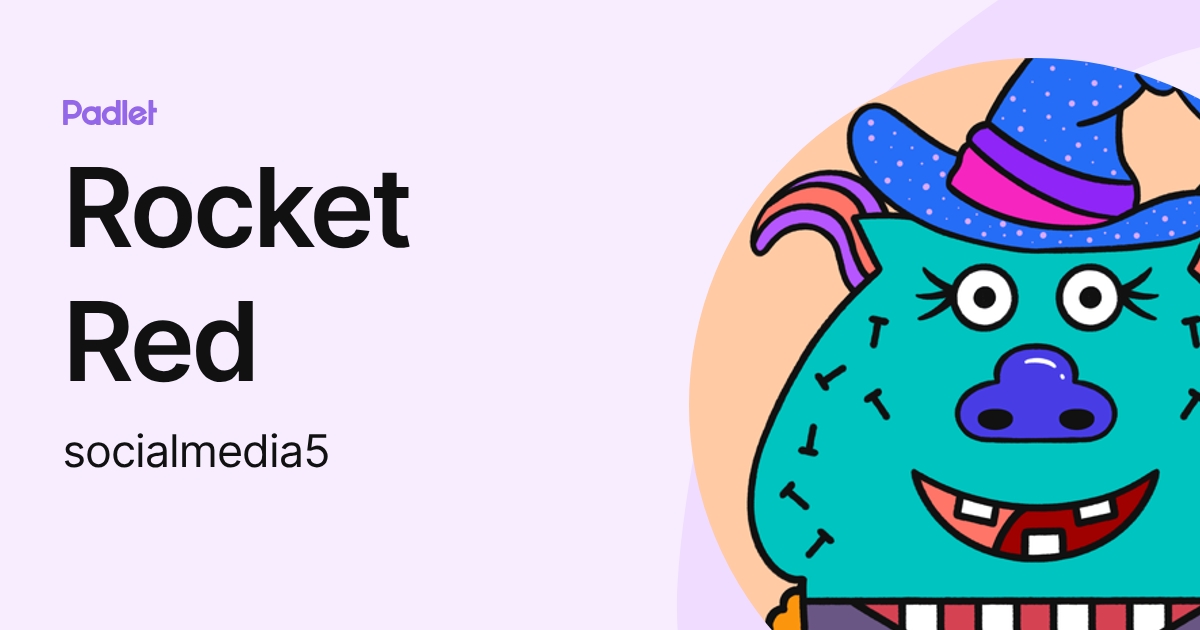 Rocket Red (socialmedia5) profile | Padlet