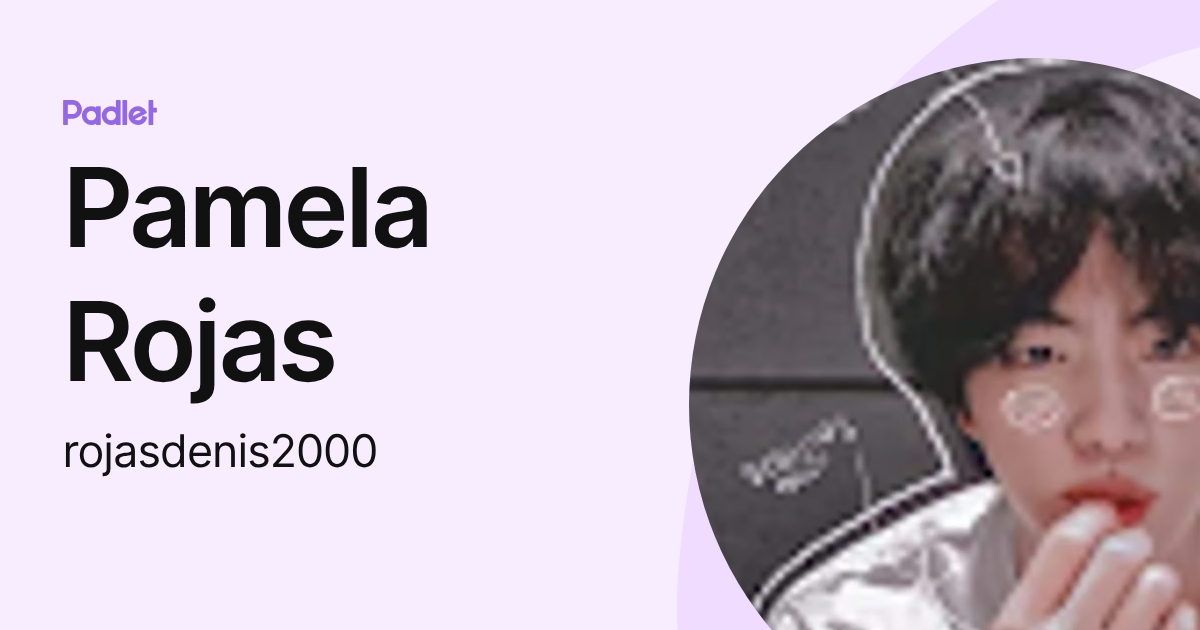 Pamela Rojas (rojasdenis2000) profile | Padlet