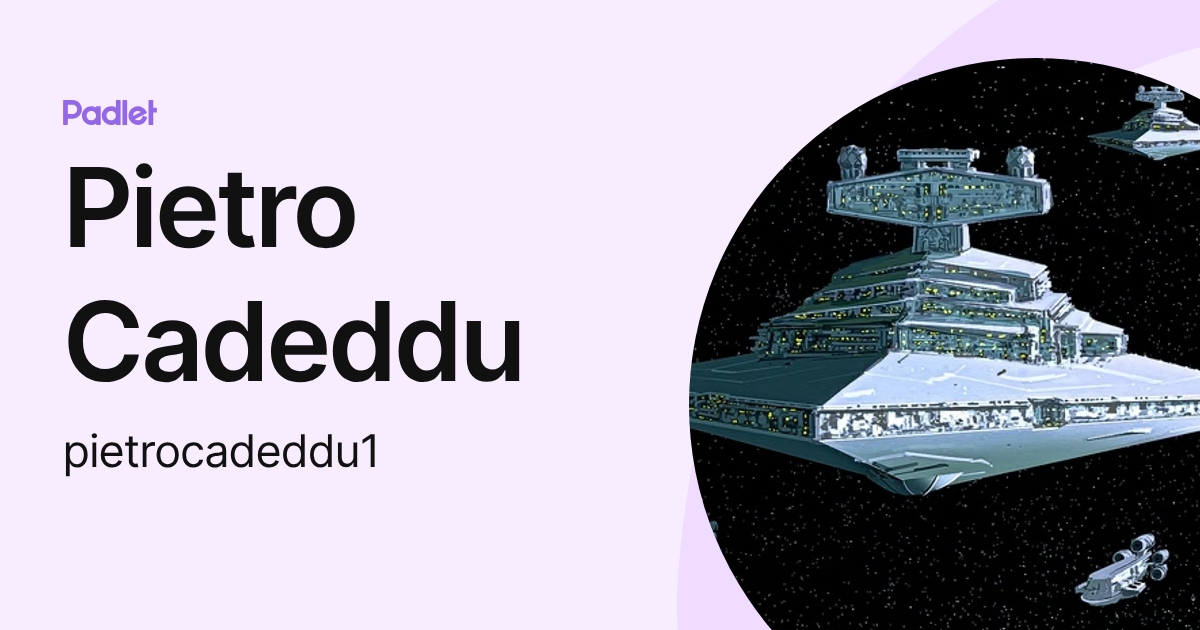 Pietro Cadeddu (pietrocadeddu1) profile | Padlet