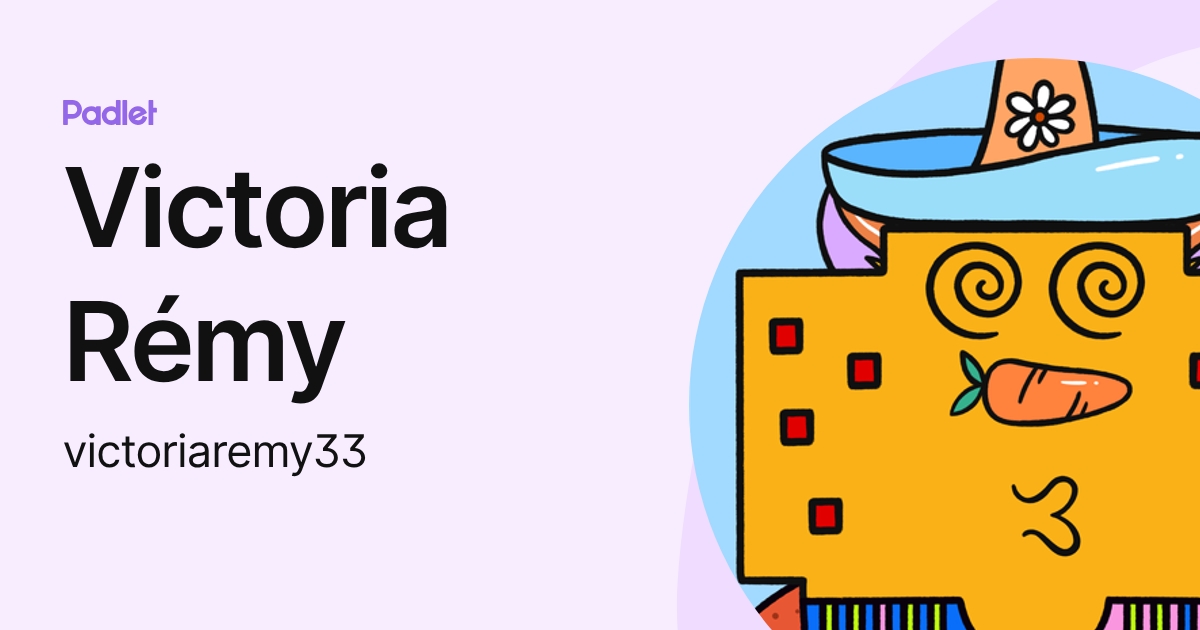 Victoria Rémy (victoriaremy33) profile | Padlet