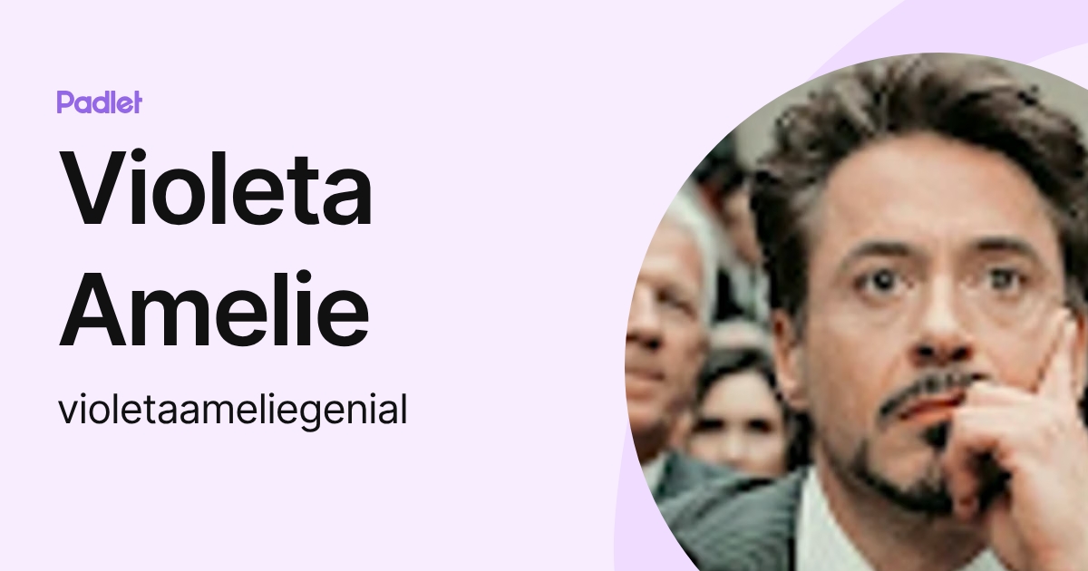 Violeta Amelie (violetaameliegenial) profile | Padlet