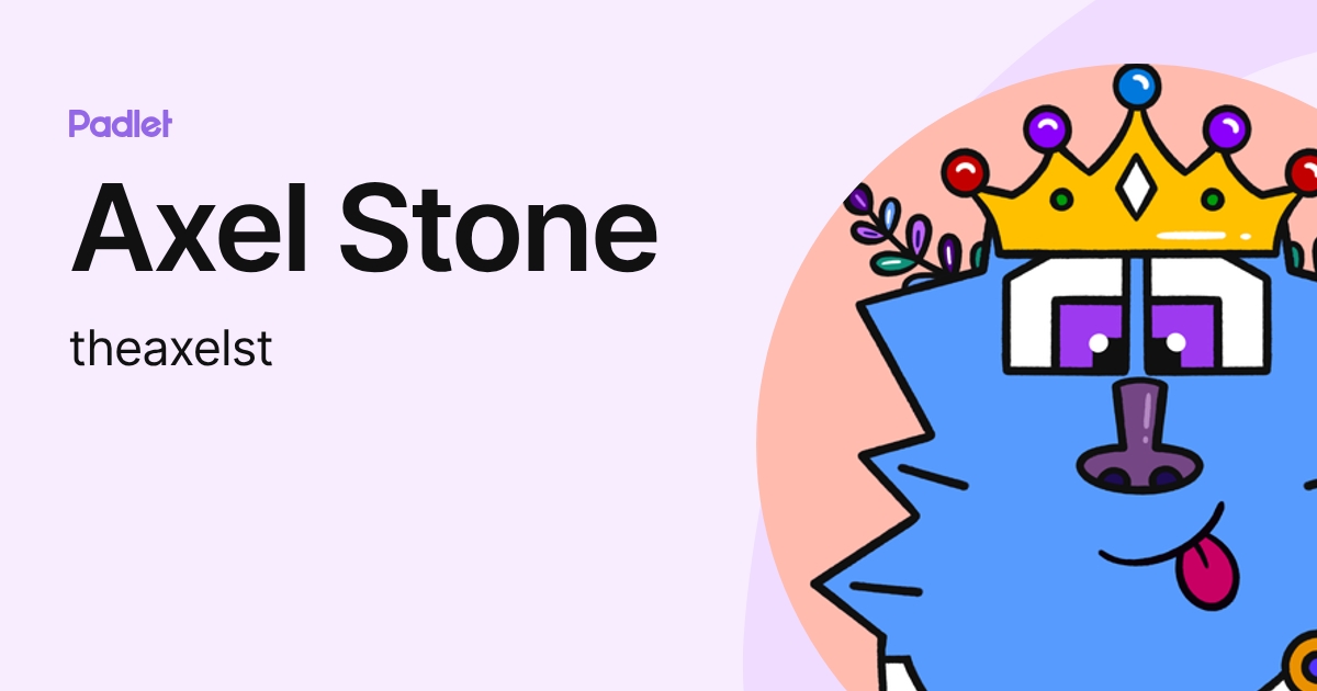 Axel Stone (theaxelst) profile | Padlet