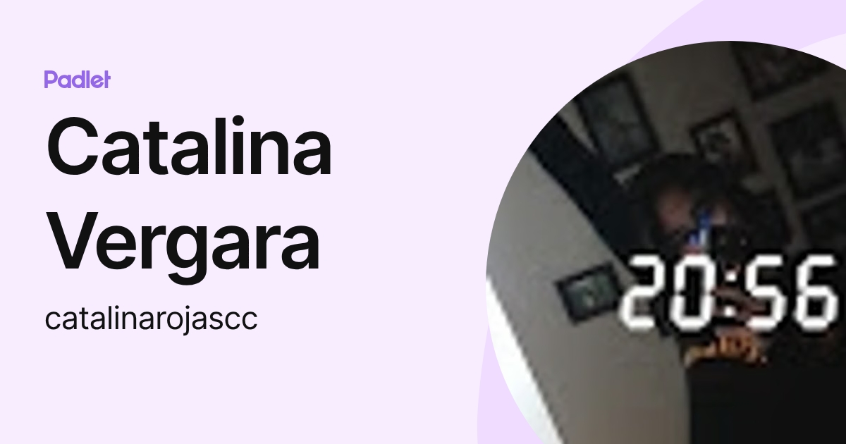 Catalina Vergara (catalinarojascc) profile | Padlet