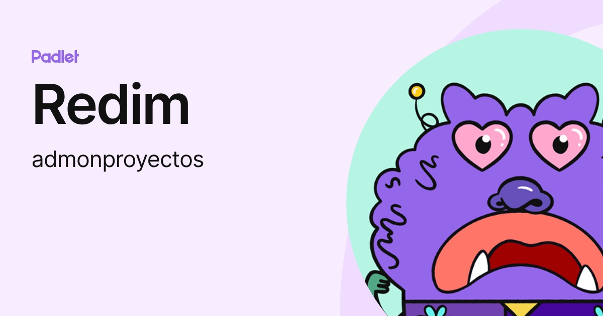 Redim (admonproyectos) profile | Padlet