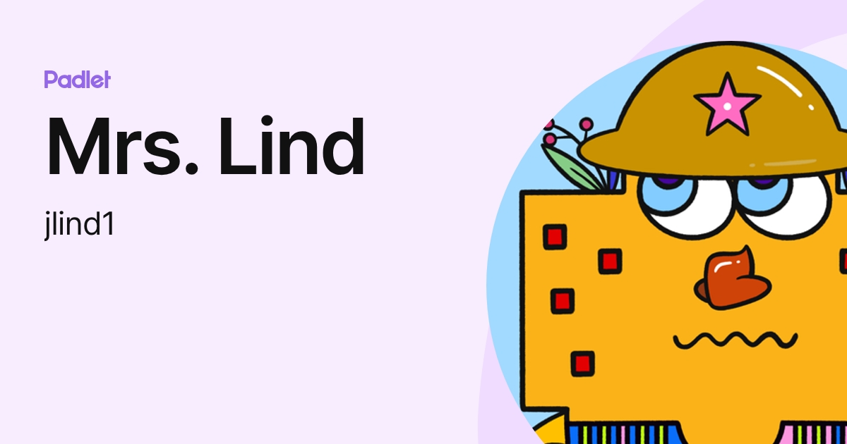 Mrs. Lind (jlind1) profile | Padlet