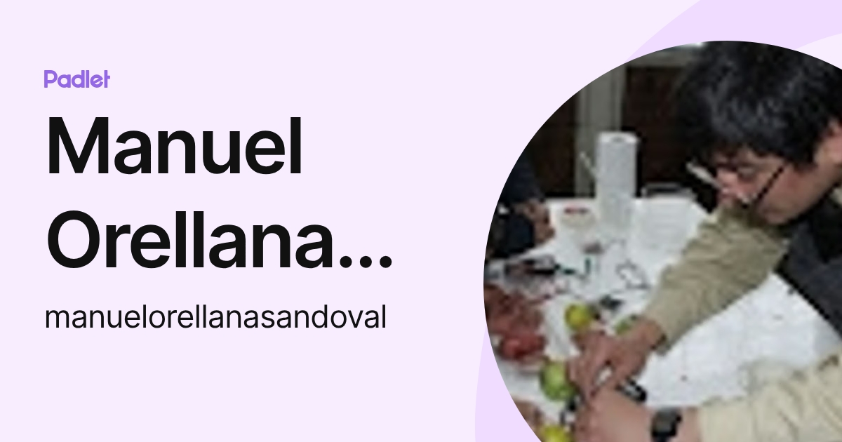 Manuel Orellana Sandoval (manuelorellanasandoval) profile | Padlet
