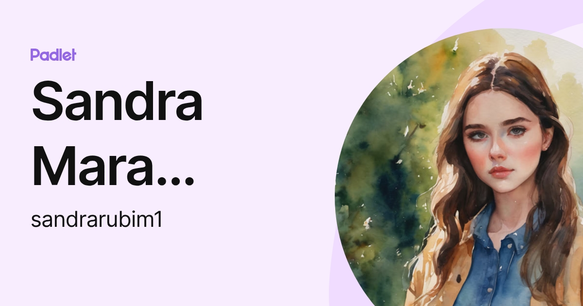 Sandra Mara Rubim dos Santos (sandrarubim1) profile | Padlet