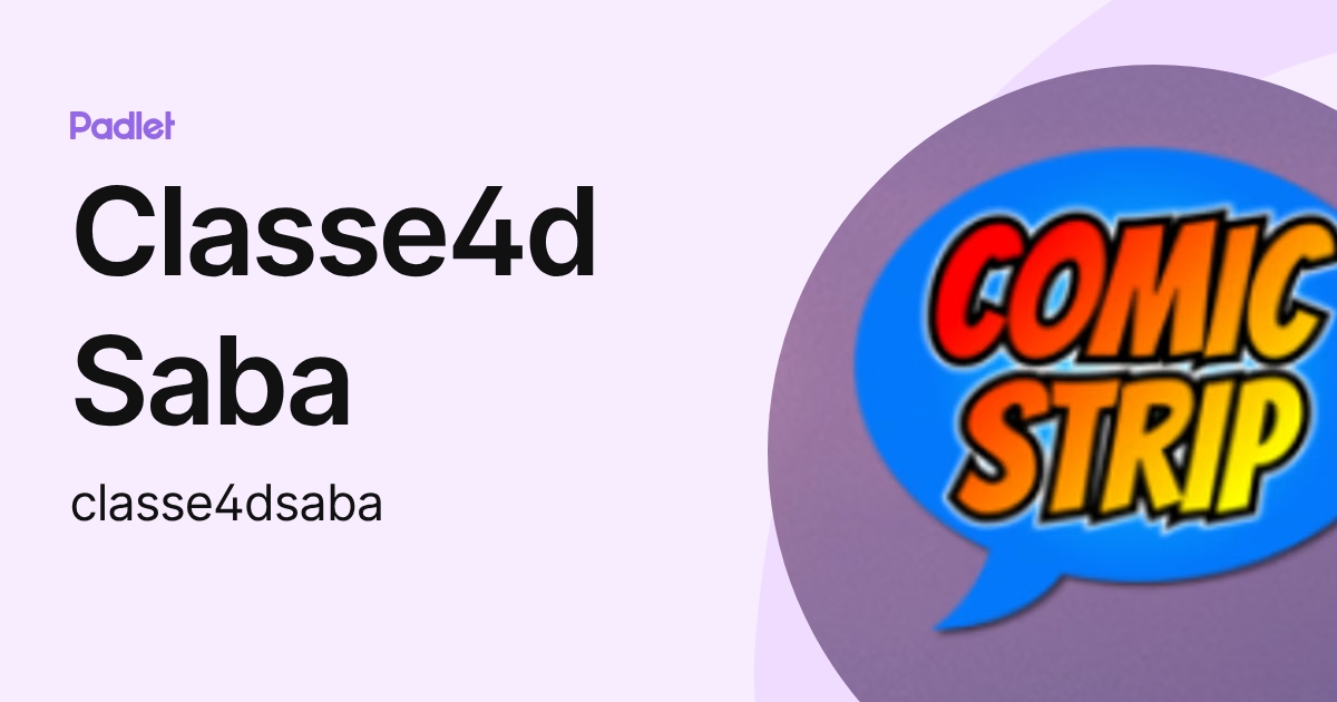 Classe4d Saba (classe4dsaba) profile | Padlet