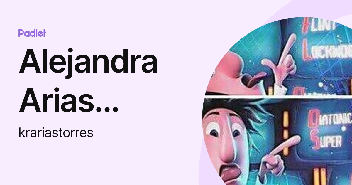 Alejandra Arias Torres (krariastorres) profile | Padlet