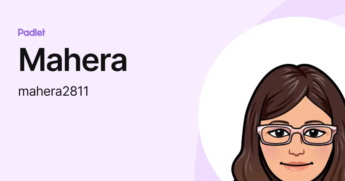 Mahera (mahera2811) profile | Padlet