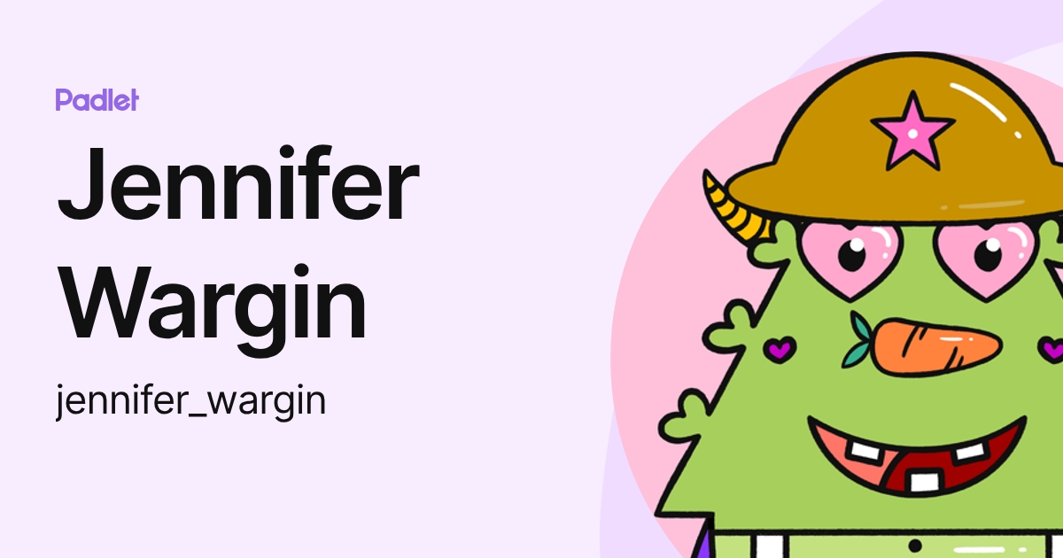 Jennifer Wargin (jennifer_wargin) profile | Padlet