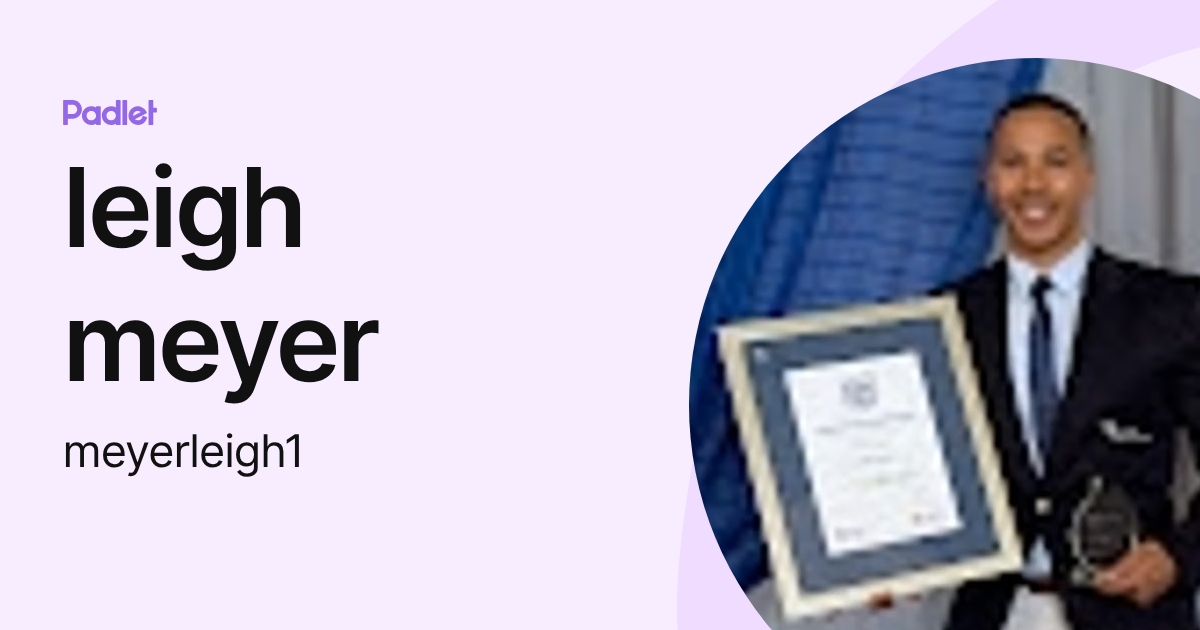 leigh meyer (meyerleigh1) profile | Padlet