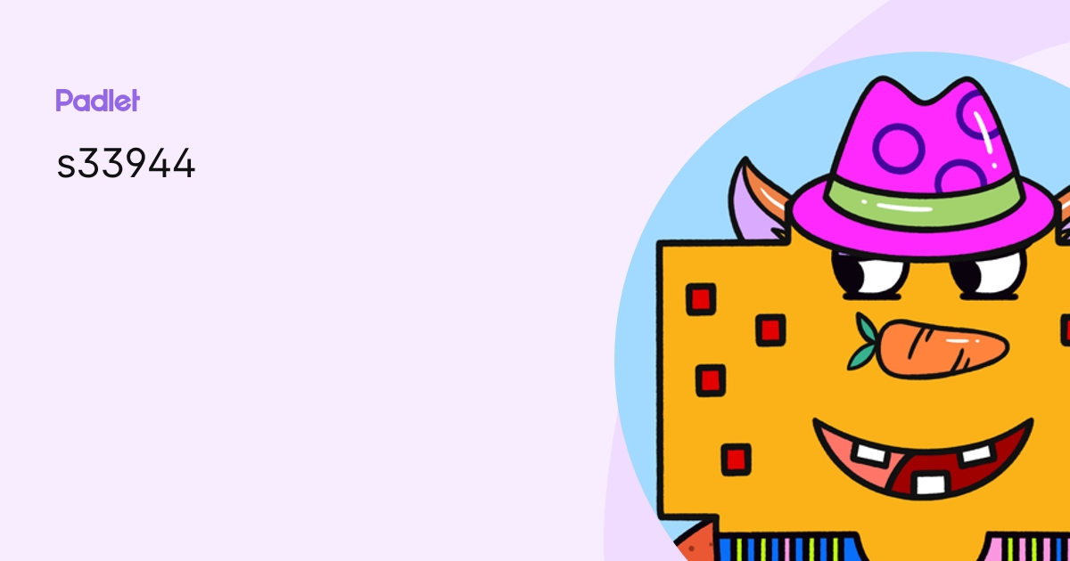 s33944 profile | Padlet