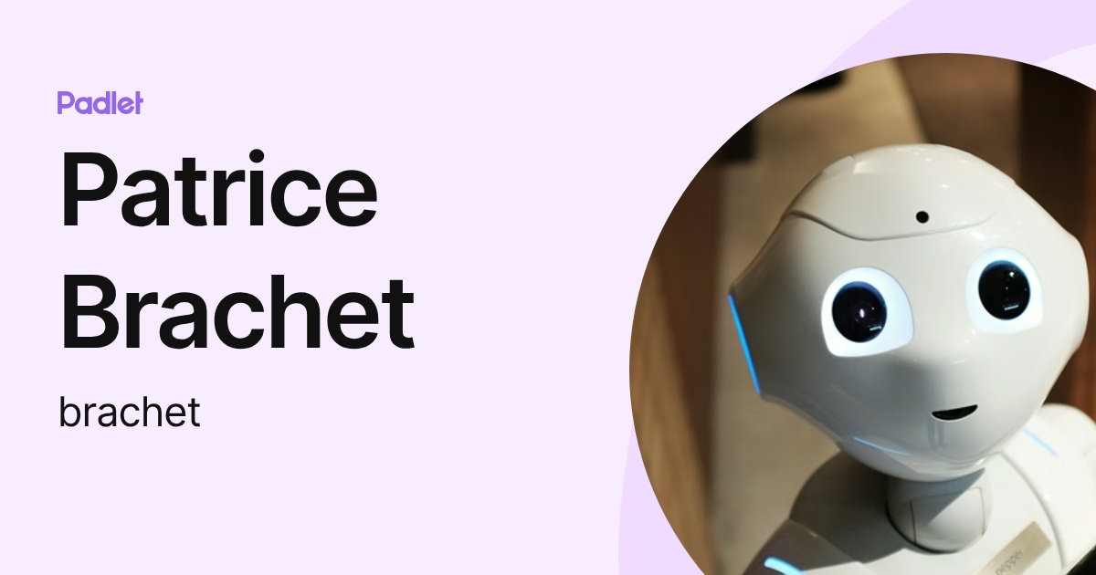 Patrice Brachet (brachet) profile | Padlet