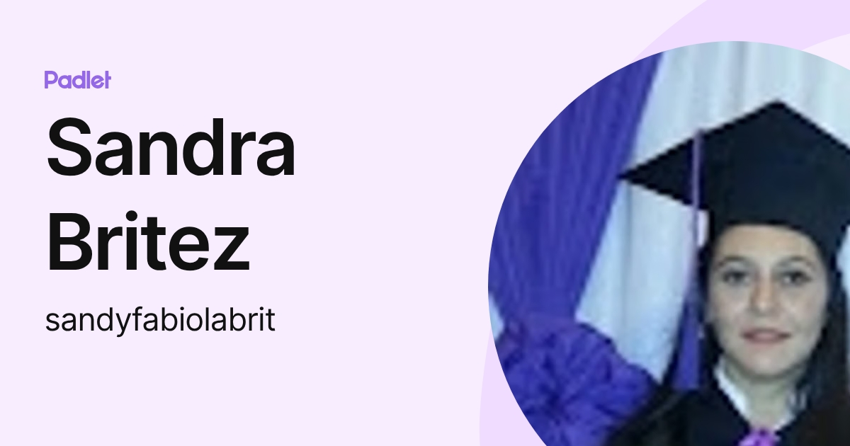 Sandra Britez (sandyfabiolabrit) profile | Padlet