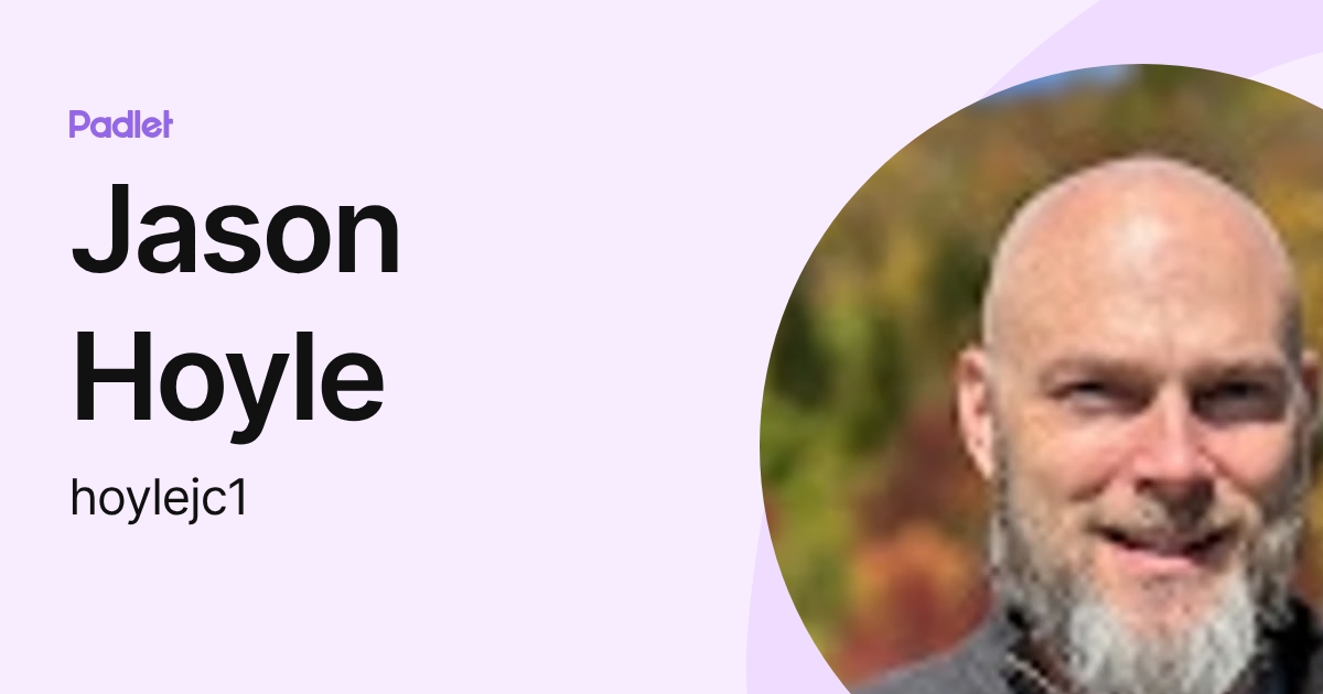 Jason Hoyle (hoylejc1) profile | Padlet