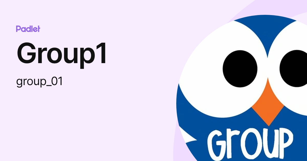 Group1 (group_01) profile | Padlet